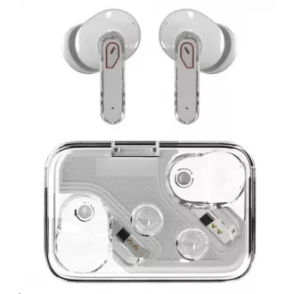 WG - Bluetooth sluchátka WG AirFlex 7, Star Trek, ANC + ENC, podpora Qi, bílá