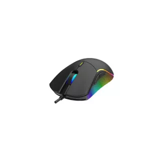 WG - Herní drátová RGB myš WG Chameleon III., RGB LED, černá