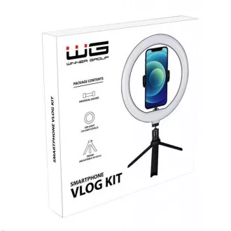 WG - Vlog Kit základní sada pro natáčení video blogů, tripod, držák telefonu, LED světlo