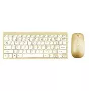 WG - Bluetooth klávesnice s myší, zlatá