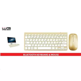 WG - Bluetooth klávesnice s myší, zlatá