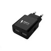 WG - Síťová nabíječka 2x USB-A 2, 4A, black