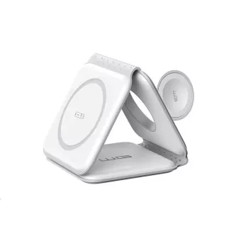 WG - Bezdrátová nabíječka WGMaxFlex 3in1 / Skládací / 15W+5W+2.5W / WG 42 / white