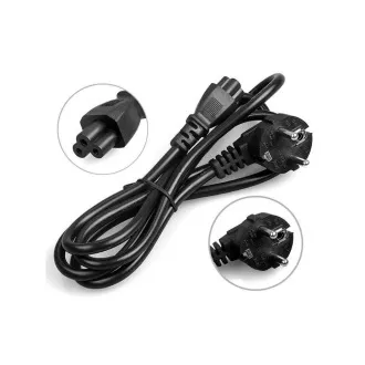 WG - Kabel napájecí WG Mickey Mouse / CEE 7/7 to IEC C5 / 1, 5m / black
