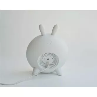 Rabbit & Friends Dětská lampička s budíkem | Bílá
