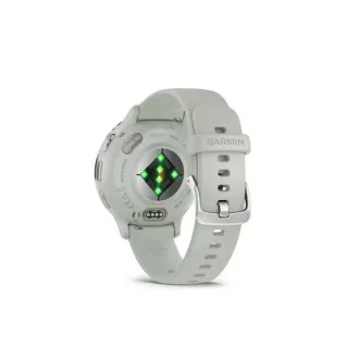 Garmin Venu® 3S, Silver/Sage grey, Silicone band