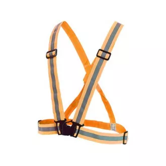 Reflexní elastický KŘÍŽ CROSS, oranžový