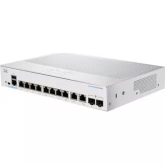 Cisco switch CBS350-8T-E-2G-EU (8xGbE, 2xGbE/SFP combo, fanless)