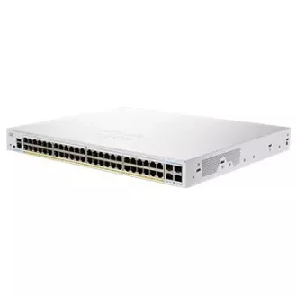 Cisco switch CBS250-48P-4X (48xGbE, 4xSFP+, 48xPoE+, 370W)