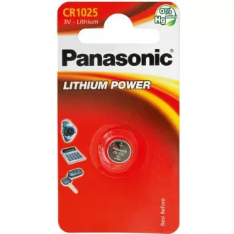 PANASONIC Lithiová baterie (knoflíková) CR-1025EL/1B 3V (Blistr 1ks)