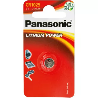 PANASONIC Lithiová baterie (knoflíková) CR-1025EL/1B 3V (Blistr 1ks)