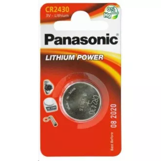 PANASONIC Lithiová baterie (knoflíková) CR-2430EL/1B 3V (Blistr 1ks) PANASONIC Lithiová baterie (knoflíková) CR-2430EL/1B 3V (Blistr 1ks)
