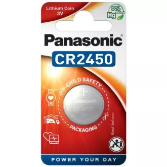 PANASONIC Lithiová baterie (knoflíková) CR-2450EL/1B 3V (Blistr 1ks)