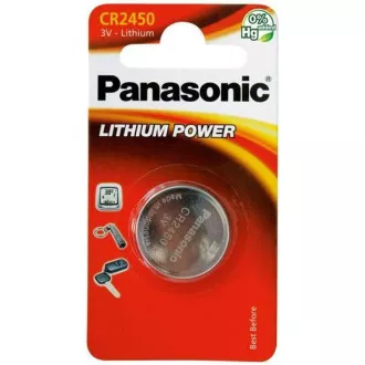PANASONIC Lithiová baterie (knoflíková) CR-2450EL/1B 3V (Blistr 1ks)
