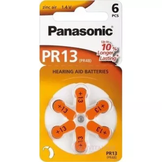PANASONIC Zinkovzduchová baterie PR-13(48)/6LB AAA 1, 2V (Blistr 6ks)