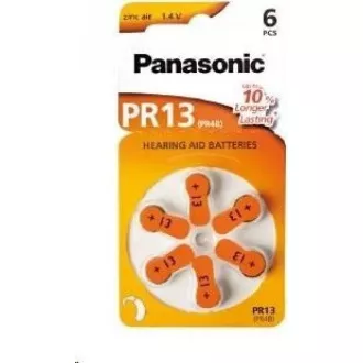 PANASONIC Zinkovzduchová baterie PR-13(48)/6LB AAA 1, 2V (Blistr 6ks)