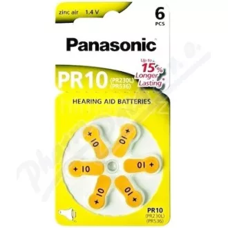 PANASONIC Zinkovzduchová baterie PR-230(10)/6LB AAA 1, 2V (Blistr 6ks)