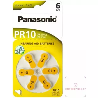 PANASONIC Zinkovzduchová baterie PR-230(10)/6LB AAA 1, 2V (Blistr 6ks)
