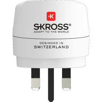 SKROSS cestovní adaptér UK pro použití ve Velké Británii, typ G SKROSS cestovní adaptér UK pro použití ve Velké Británii, typ G