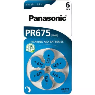 PANASONIC Zinkovzduchová baterie PR-675(44)/6LB AA 1, 2V (Blistr 4ks)