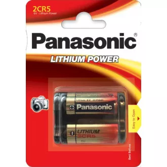 PANASONIC Lithiové - FOTO baterie 2CR-5L/1BP 6V (blistr - 1ks)