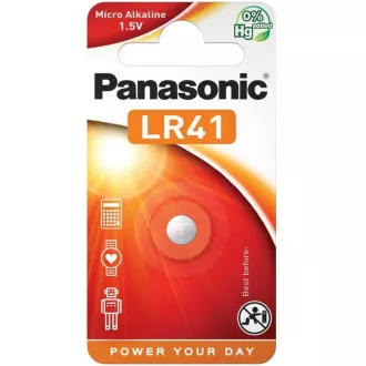 PANASONIC Alkalická MIKRO baterie LR-41EL/1B 1, 5V (Blistr 1ks)