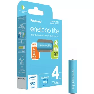 PANASONIC HR03 AAA 4LCCE/4BE ENELOOP LITE N, 550 mAh (Blistr 4ks) PANASONIC HR03 AAA 4LCCE/4BE ENELOOP LITE N, 550 mAh (Blistr 4ks)