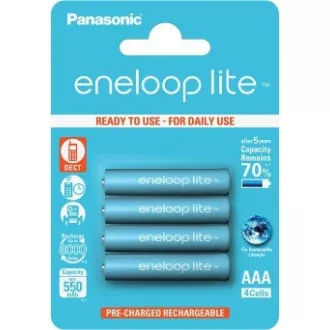 PANASONIC HR03 AAA 4LCCE/4BE ENELOOP LITE N, 550 mAh (Blistr 4ks) PANASONIC HR03 AAA 4LCCE/4BE ENELOOP LITE N, 550 mAh (Blistr 4ks)