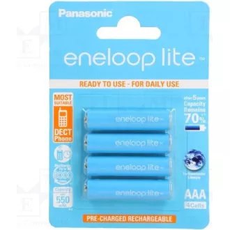 PANASONIC HR03 AAA 4LCCE/4BE ENELOOP LITE N, 550 mAh (Blistr 4ks) PANASONIC HR03 AAA 4LCCE/4BE ENELOOP LITE N, 550 mAh (Blistr 4ks)