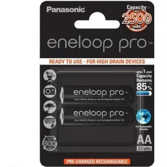 PANASONIC HR6 AA 3HCDE/2BE ENELOOP PRO N, 2500 mAh (Blistr 2ks) PANASONIC HR6 AA 3HCDE/2BE ENELOOP PRO N, 2500 mAh (Blistr 2ks)