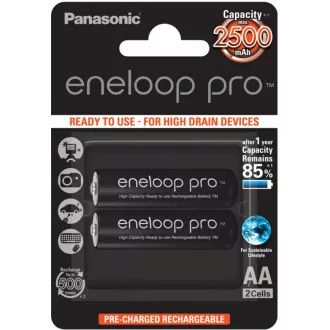 PANASONIC HR6 AA 3HCDE/2BE ENELOOP PRO N, 2500 mAh (Blistr 2ks) PANASONIC HR6 AA 3HCDE/2BE ENELOOP PRO N, 2500 mAh (Blistr 2ks)