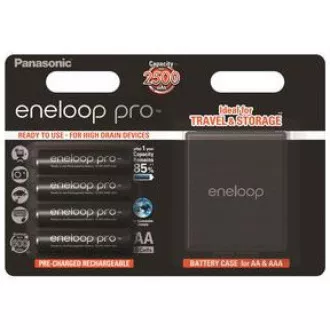 PANASONIC HR6 AA 3HCDE/4BE CASE ENELOOP PRO N, 2500 mAh (Blistr 4ks)