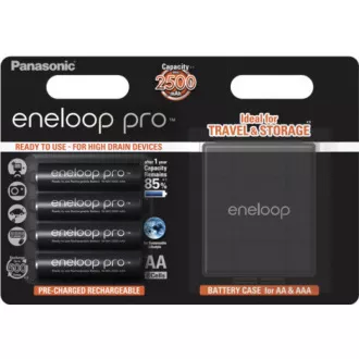 PANASONIC HR6 AA 3HCDE/4BE CASE ENELOOP PRO N, 2500 mAh (Blistr 4ks)
