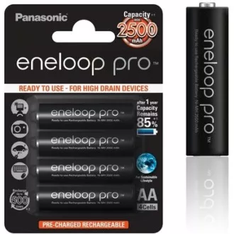 PANASONIC HR6 AA 3HCDE/4BE ENELOOP PRO N, 2500 mAh (Blistr 4ks)