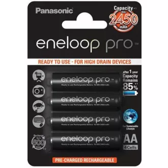 PANASONIC HR6 AA 3HCDE/4BE ENELOOP PRO N, 2500 mAh (Blistr 4ks)