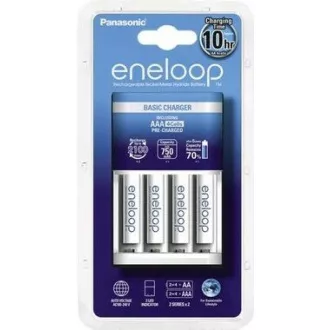 PANASONIC NAB. KJ51MCC04E 4xAAA ENELOOP N, 800 mAh pro AA/AAA (Blistr 4ks + nab.)