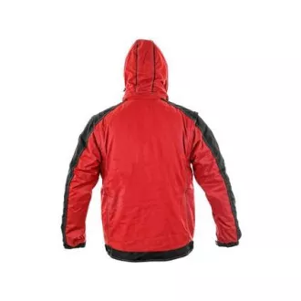 Bunda CXS IRVINE, zimní, pánská, červeno-černá, vel. 2XL