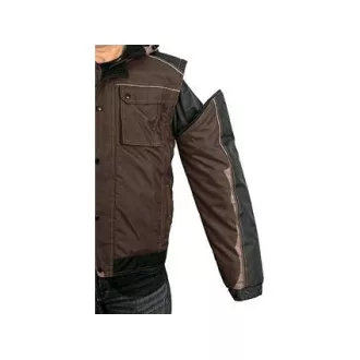 Bunda CXS IRVINE, zimní, pánská, hnědo-černá, vel. 4XL