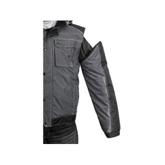 Bunda CXS IRVINE, zimní, pánská, šedo-černá, vel. 2XL