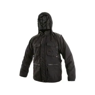 Pánská zimní bunda GEORGIA, černá, vel. 2XL Pánská zimní bunda GEORGIA, černá, vel. 2XL