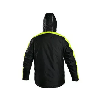 Bunda CXS BRIGHTON, zimní, černo-žlutá, vel. 3XL