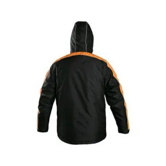 Bunda CXS BRIGHTON, zimní, pánská, černo-oranžová, vel. L
