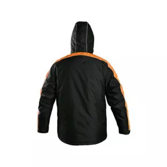 Bunda CXS BRIGHTON, zimní, černo-oranžová, vel. XL
