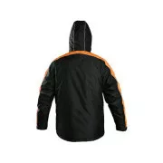 Bunda CXS BRIGHTON, zimní, černo-oranžová, vel. 4XL