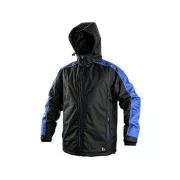 Bunda CXS BRIGHTON, zimní, černo-modrá, vel.4XL