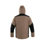 Bunda CXS BALTIMORE, pánská, béžovo - černá, vel. 3XL