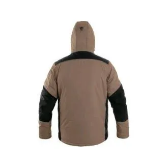Bunda CXS BALTIMORE, pánská, béžovo - černá, vel. 4XL Bunda CXS BALTIMORE, pánská, béžovo - černá, vel. 4XL