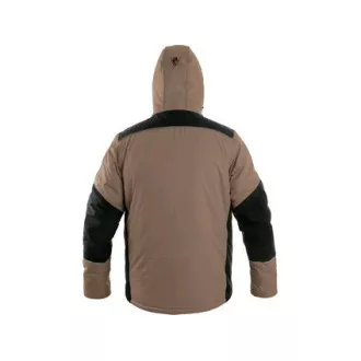 Bunda CXS BALTIMORE, pánská, béžovo - černá, vel. 4XL