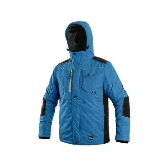 Bunda CXS BALTIMORE, pánská, středně modrá - černá, vel. 2XL Bunda CXS BALTIMORE, pánská, středně modrá - černá, vel. 2XL