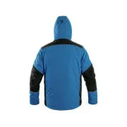 Bunda CXS BALTIMORE, pánská, středně modrá - černá, vel. 2XL